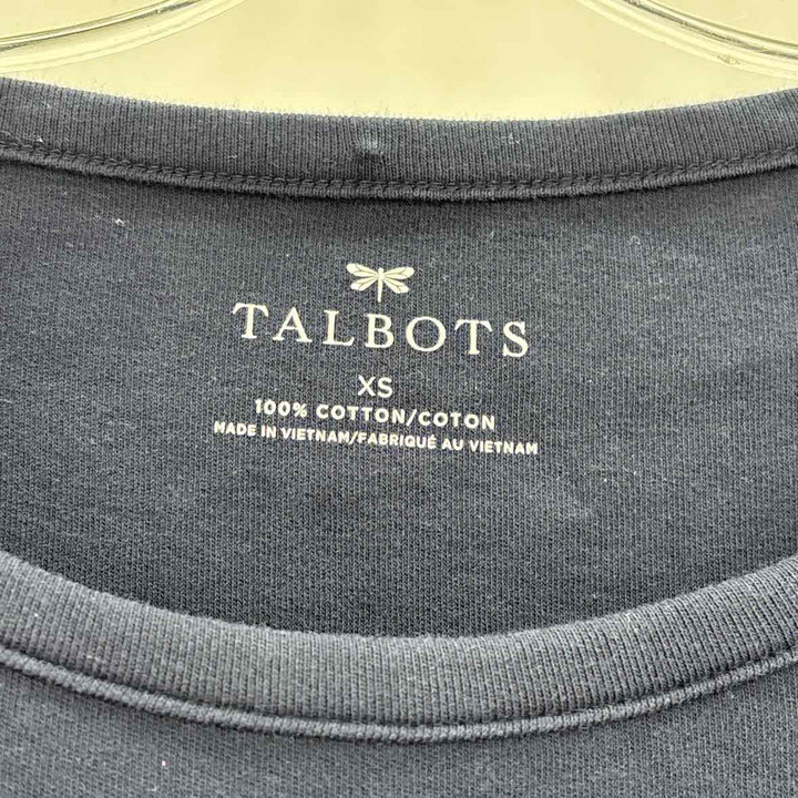 Size XS Talbots Navy Cotton Dress