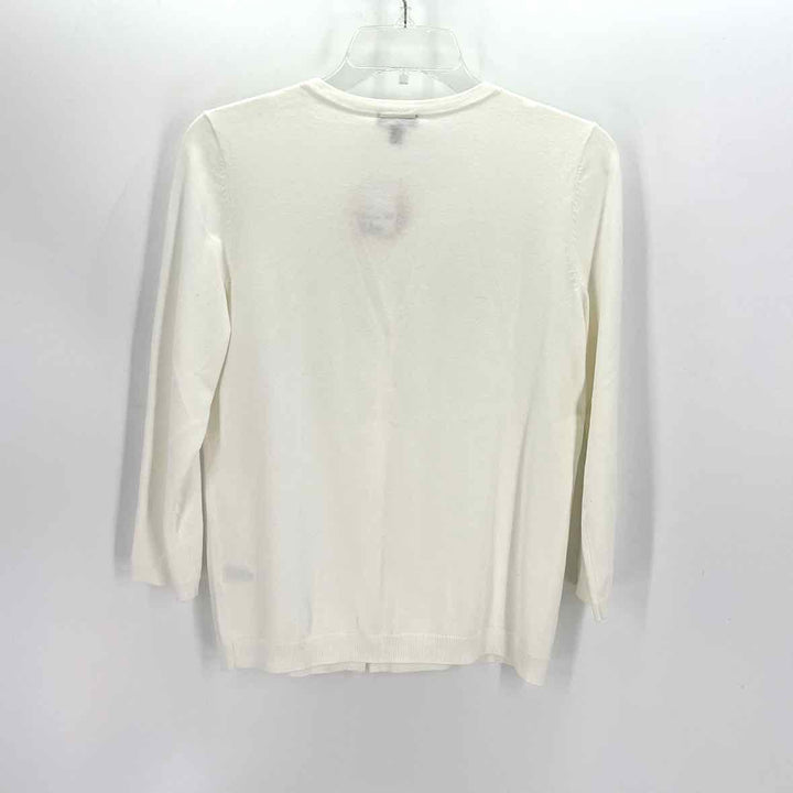 Size S Talbots White Sweater