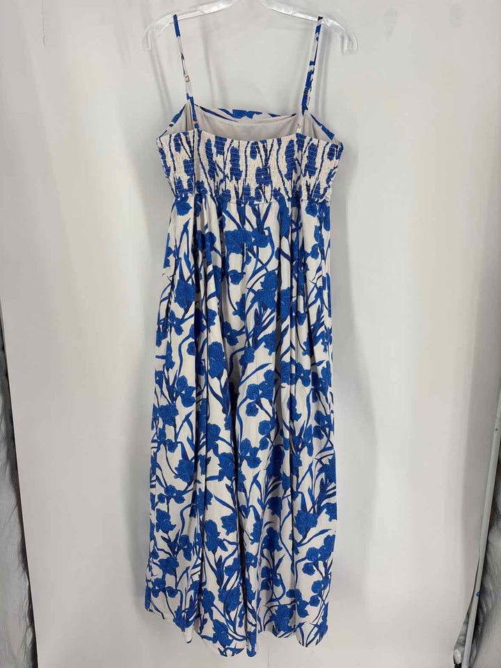 Size L HUTCH Blue Print Dress