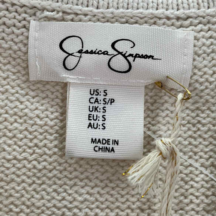 Size S Jessica Simpson Cream Sweater