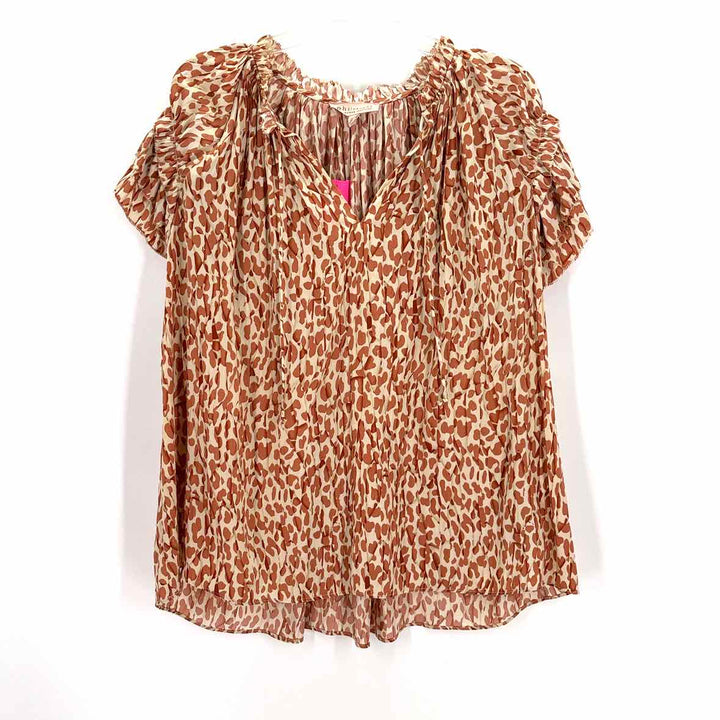 Size 1X PHILOSPHY PINK PRINT Shirt