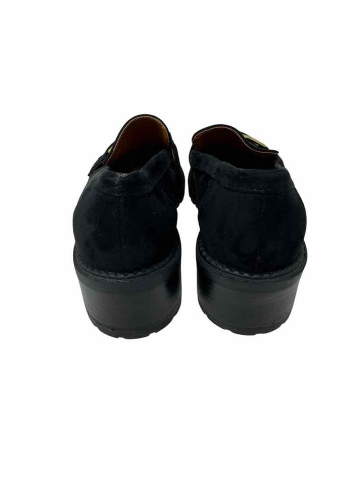 Shoe Size 7.5 MARC FISHER Black Suede Loafers