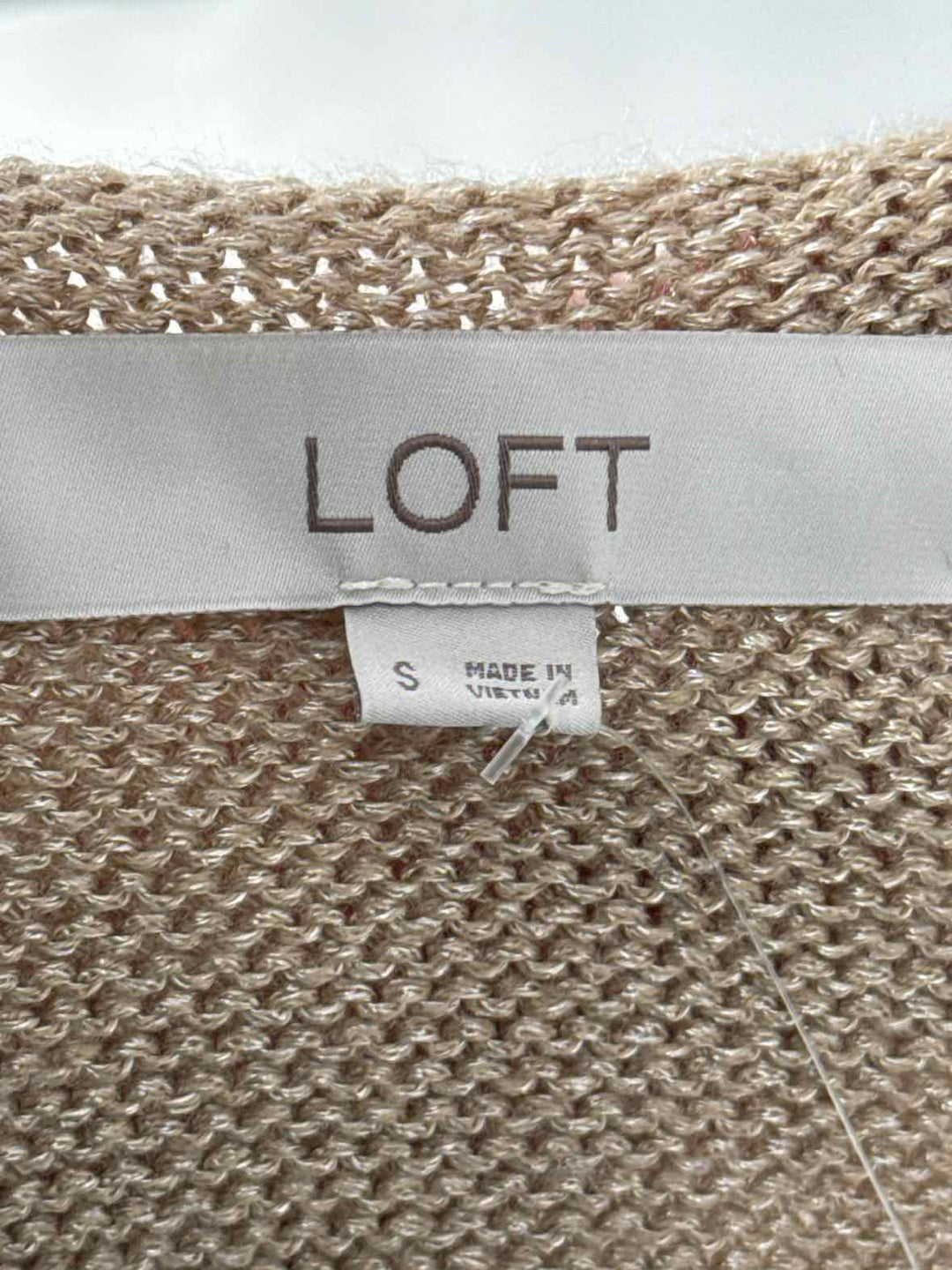 Size S LOFT Tan Shirt