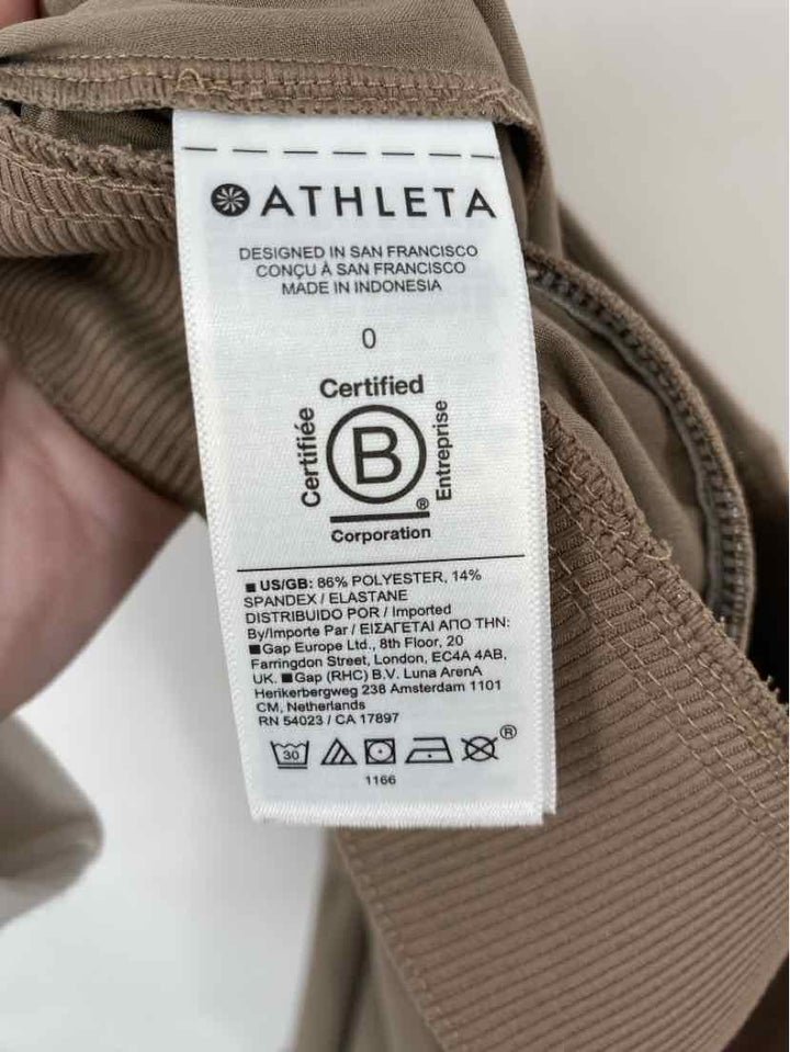 Size 0 Athleta Tan Pants