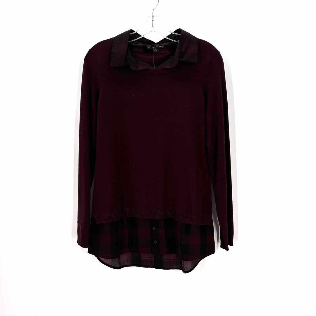 Size S Adrianna Papell Wine Sweater