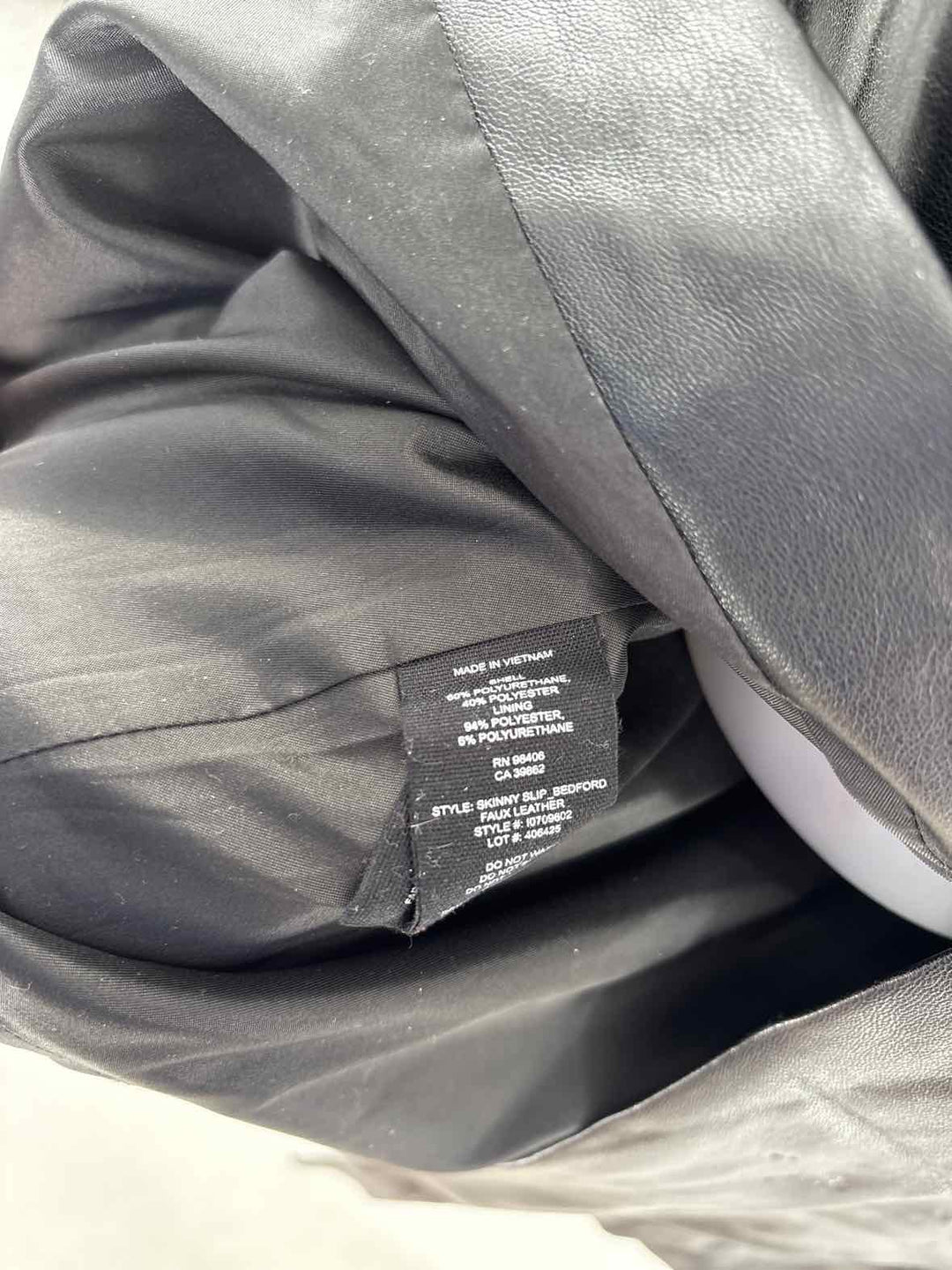 Size 6 THEORY Black Leather Dress