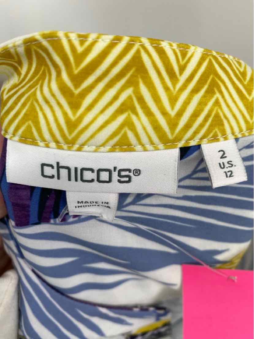 Size L Chico's Yellow Shirt