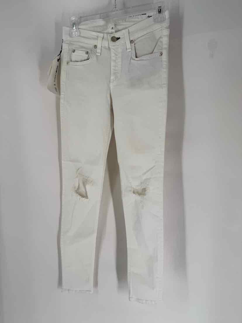 Size 25 RAG & BONE White Pants