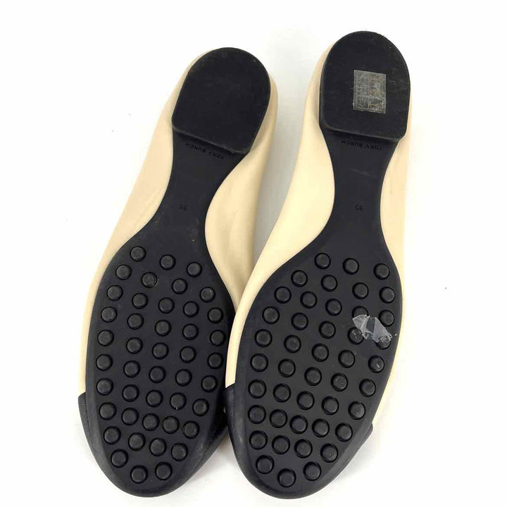 Shoe Size 9.5 Tory Burch Beige Flats