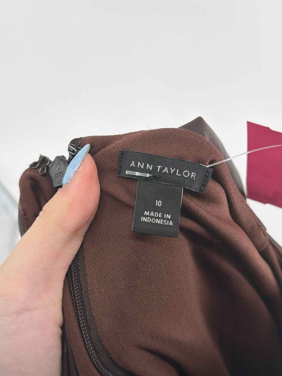 Size 10 Ann Taylor Brown Dress