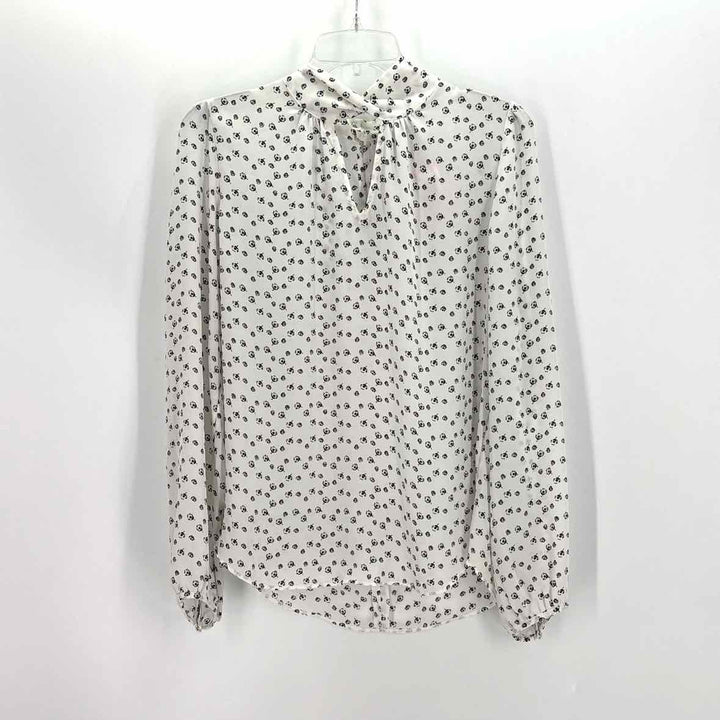 Size 6 White House Black Market White Shirt