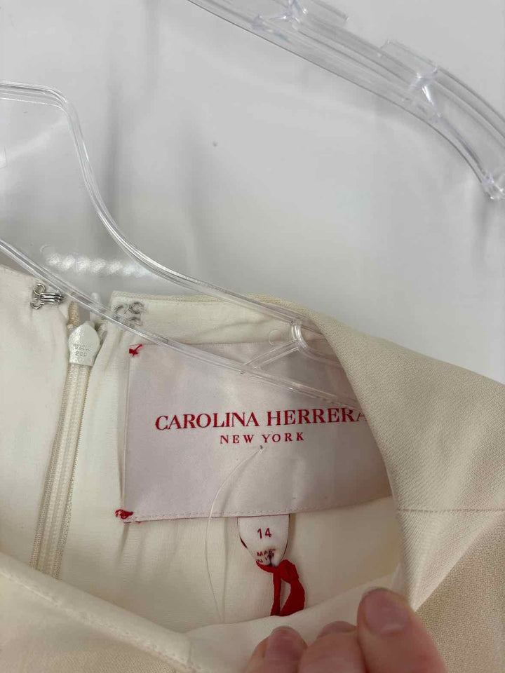 Size 14 CAROLINA HERRERA Ivory Luxury - Dress