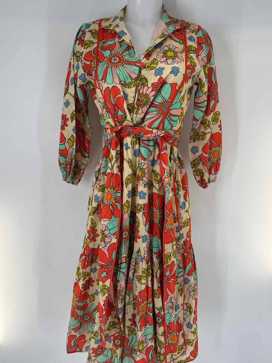 Size XS VICTORIA DUNN Multi-Color Dress