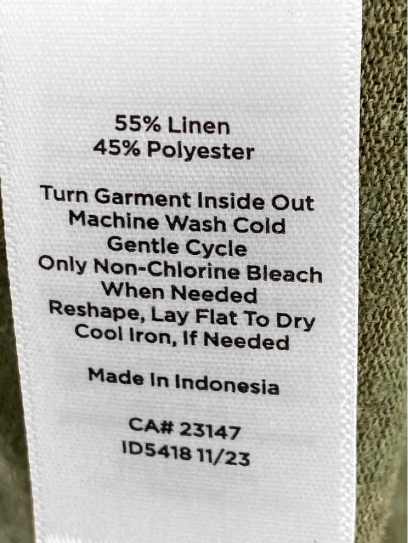 Size L Talbots Olive Shirt
