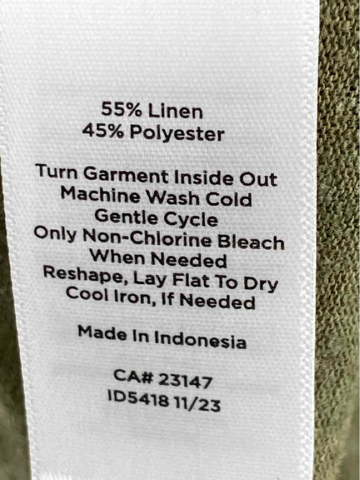 Size L Talbots Olive Shirt