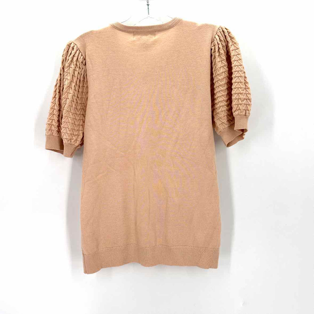 Size L Beige Knit Sweater