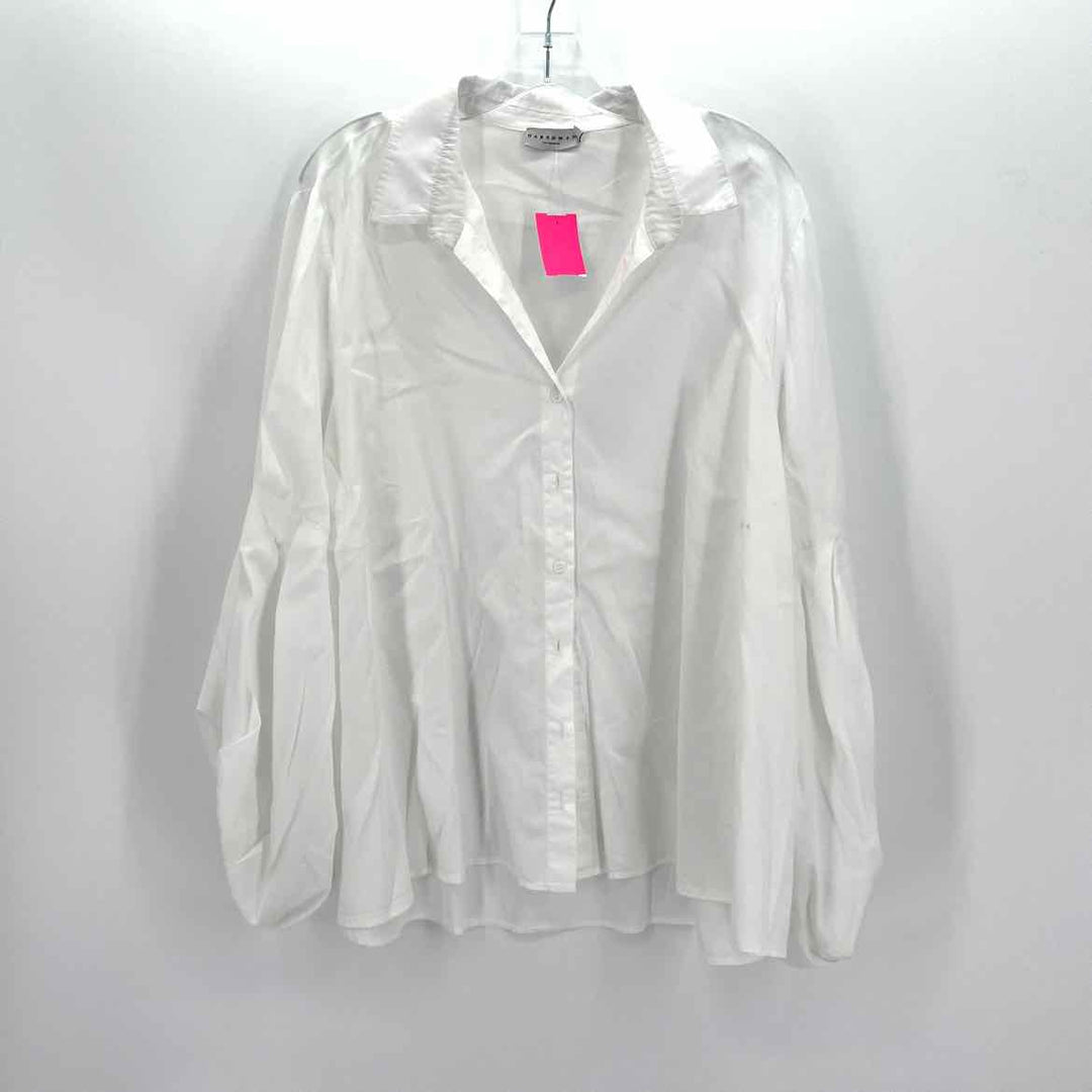 Size 3X White Cotton Shirt