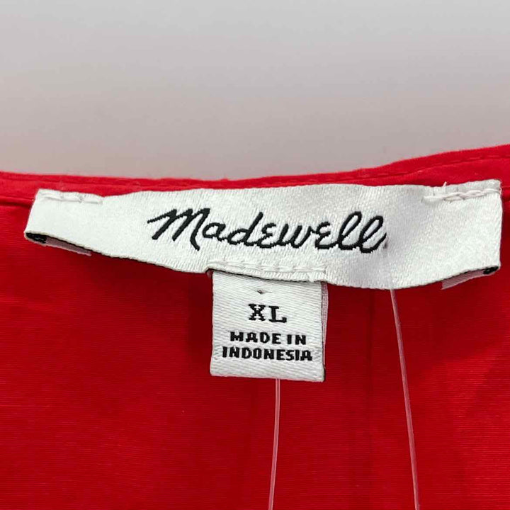 Size XL MADEWELL Red Shirt
