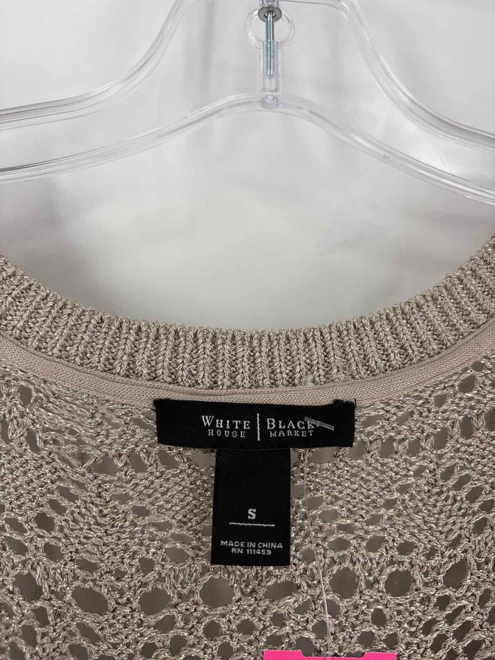 Size S White House Black Market Gold Shirt
