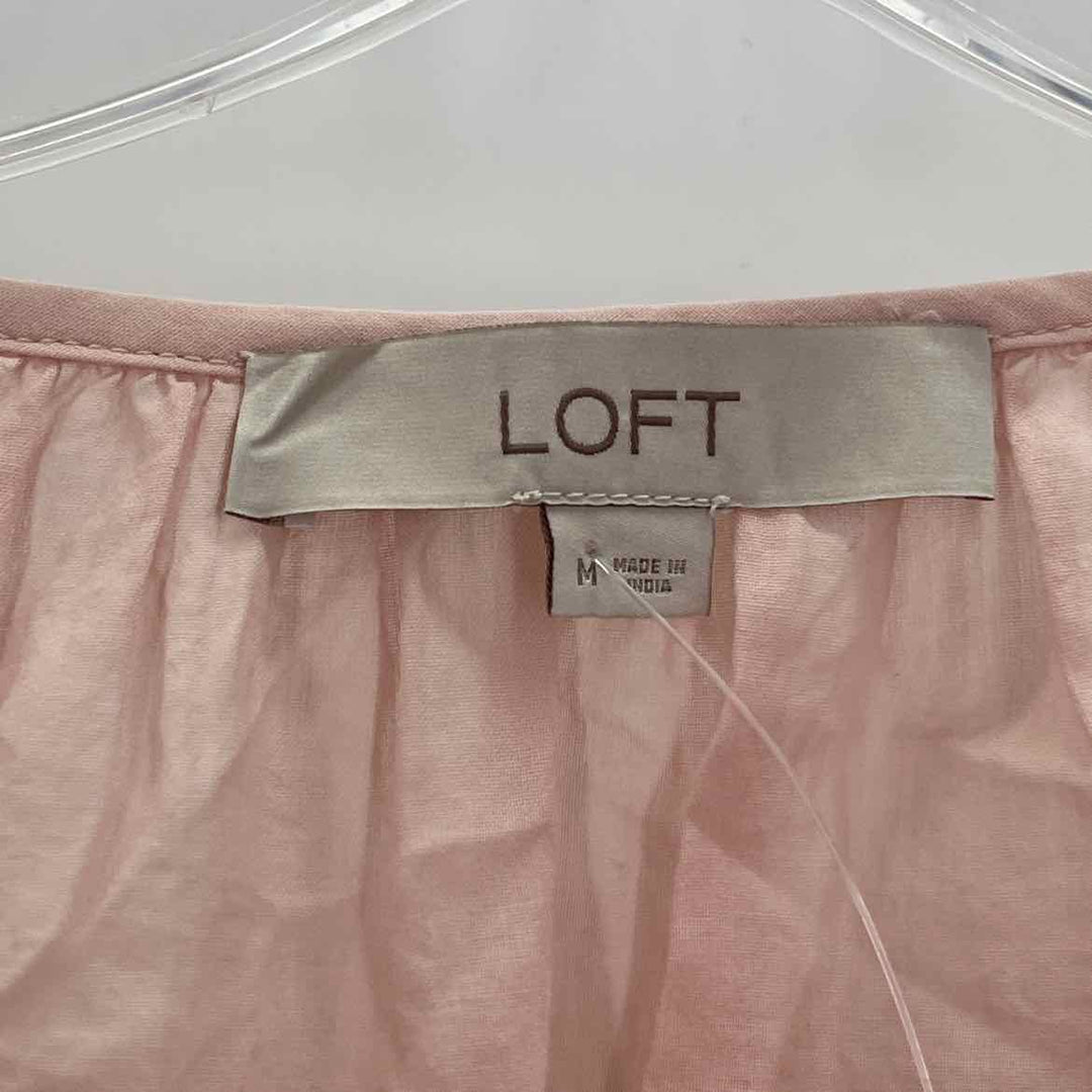 Size M LOFT Pink Shirt