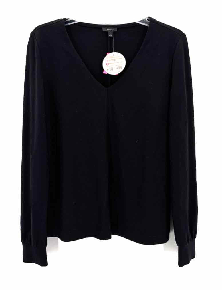 Size L Talbots Black Knit Sweater