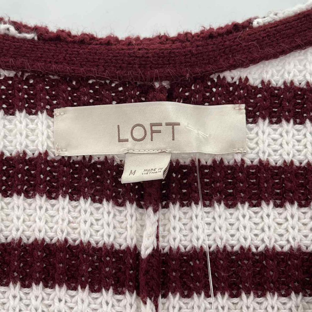 Size M Ann Taylor Burgundy Sweater