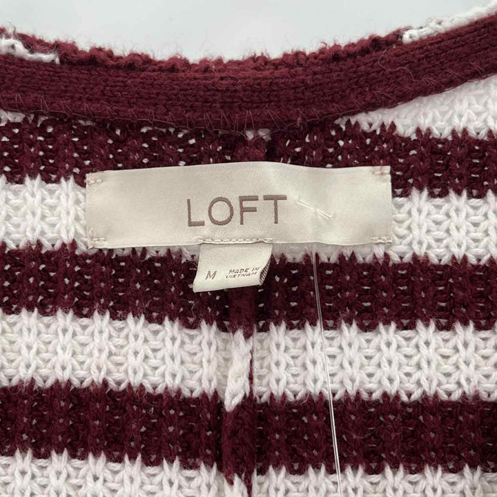 Size M Ann Taylor Burgundy Sweater