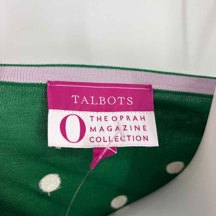 Size L Talbots Green Sweater