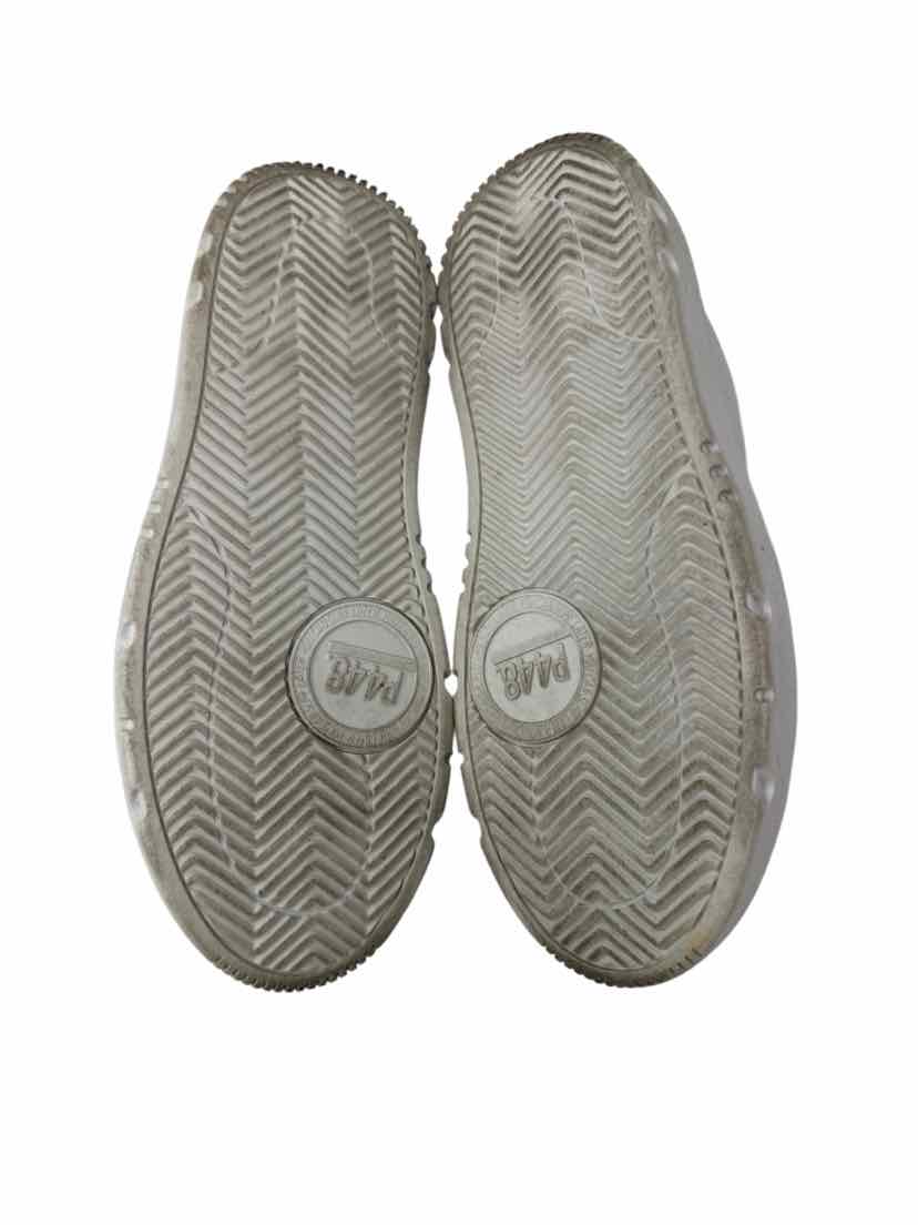 Shoe Size 37 P448 White Leather Sneakers