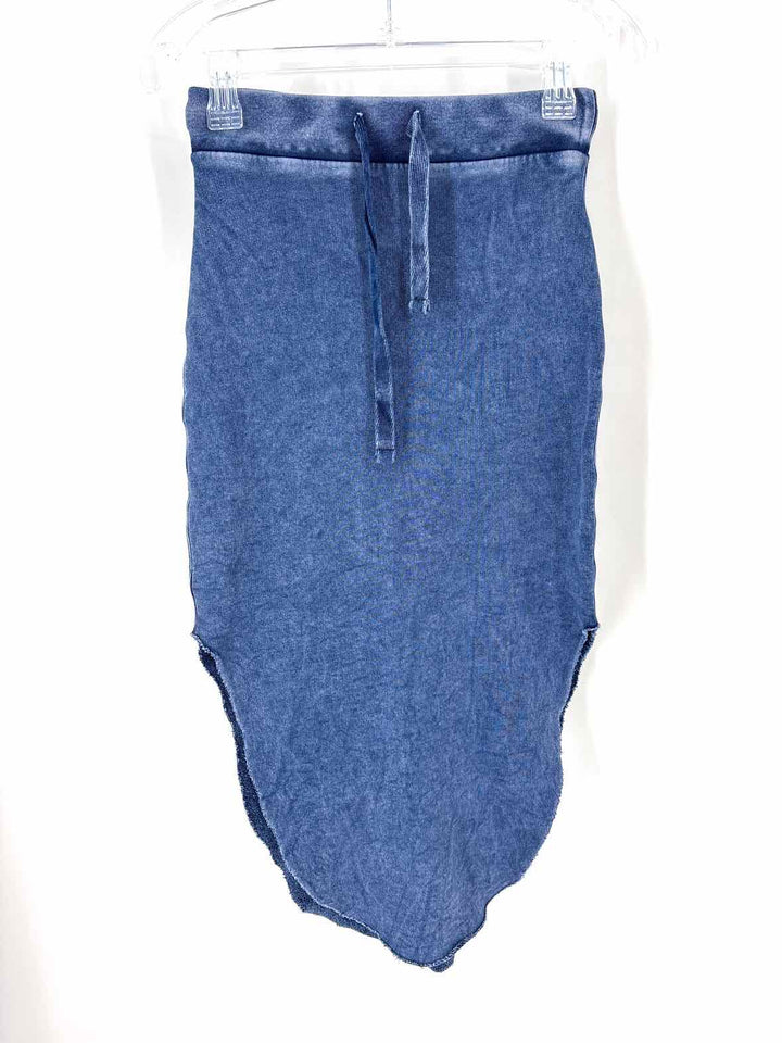 Size S Eileen Fisher Blue Cotton Skirt