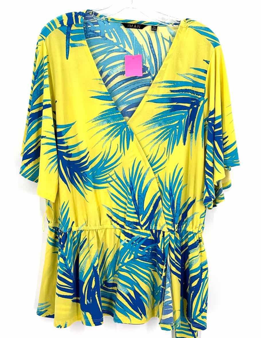 Size XL IMAN Yellow Shirt