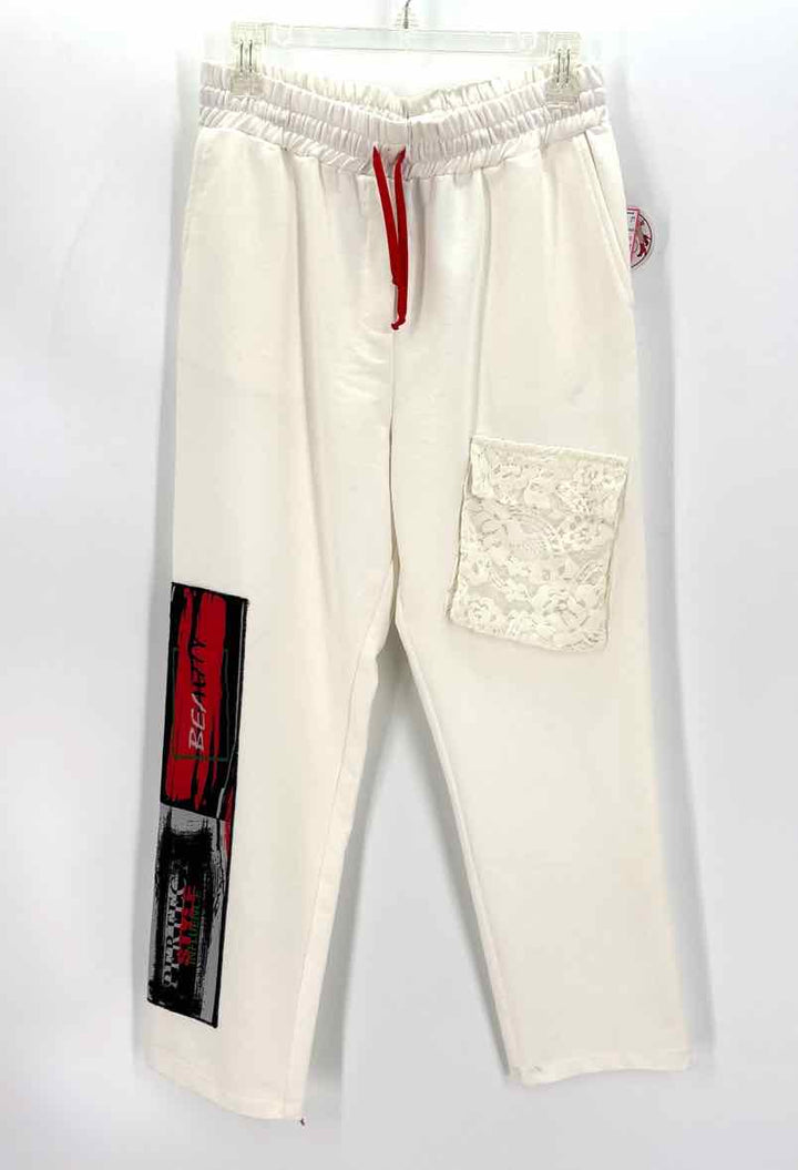 Size 40 Cream Knit Pants