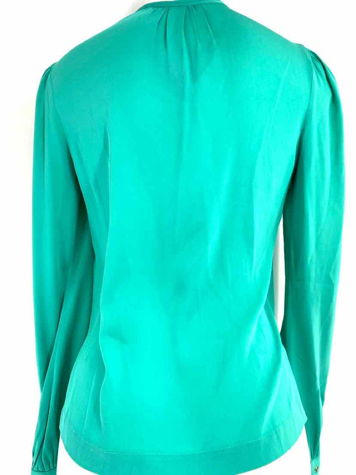 Size 2 DIANE VON FURSTENBERG Green Shirt