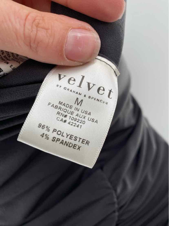 Size M VELVET Gray Dress