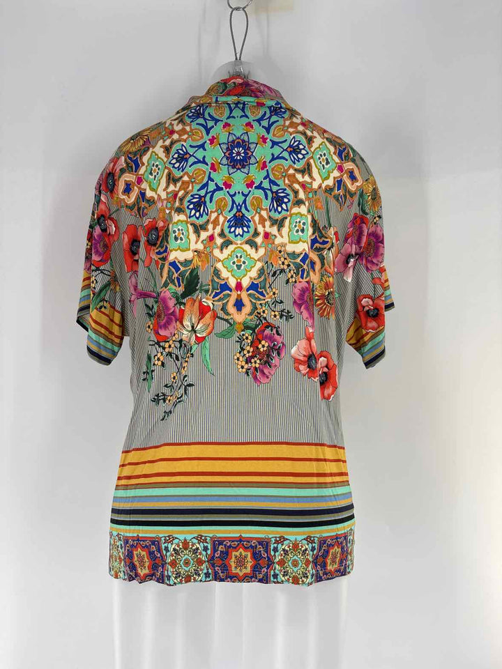Size L Johnny Was Multi-Color Shirt