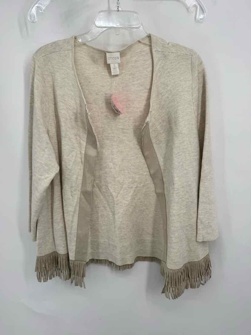 Size XL Chico's Tan Cardigan
