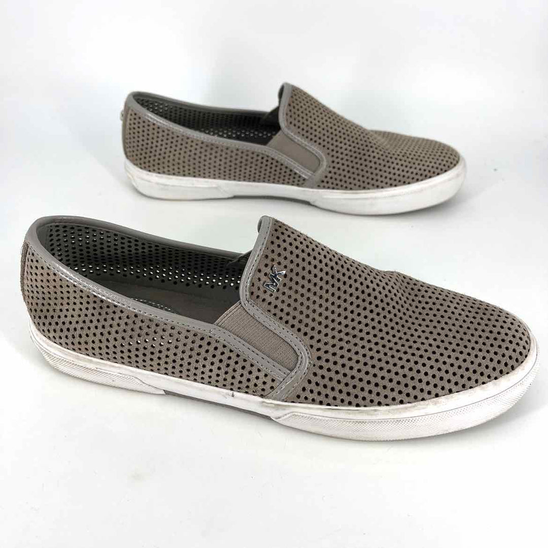 Shoe Size 10 Michael Kors Gray Suede Flats