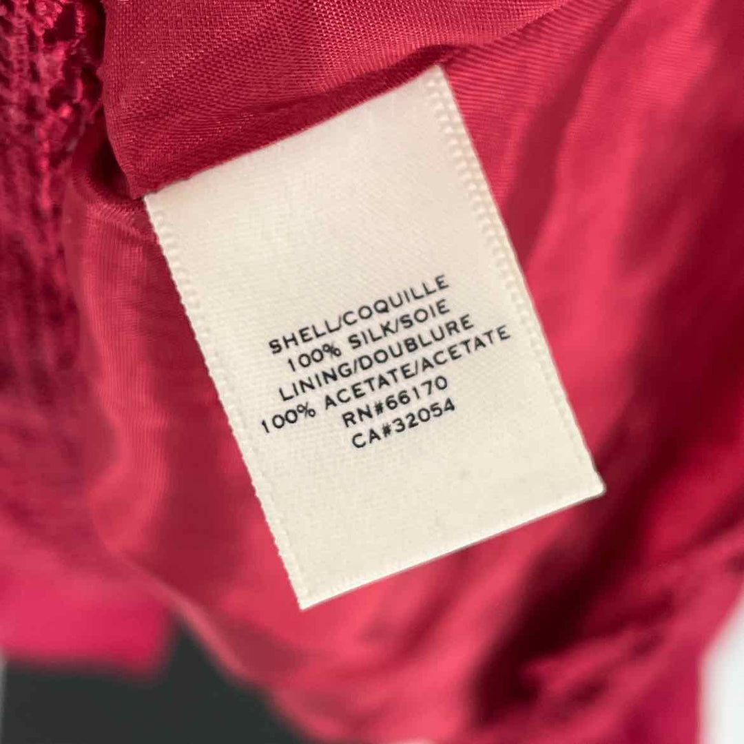 Size 2 Anthropologie Red Dress