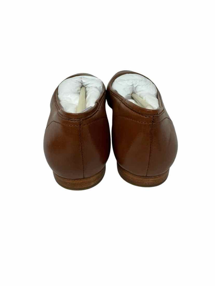Shoe Size 8 Frye Tan Leather Flats
