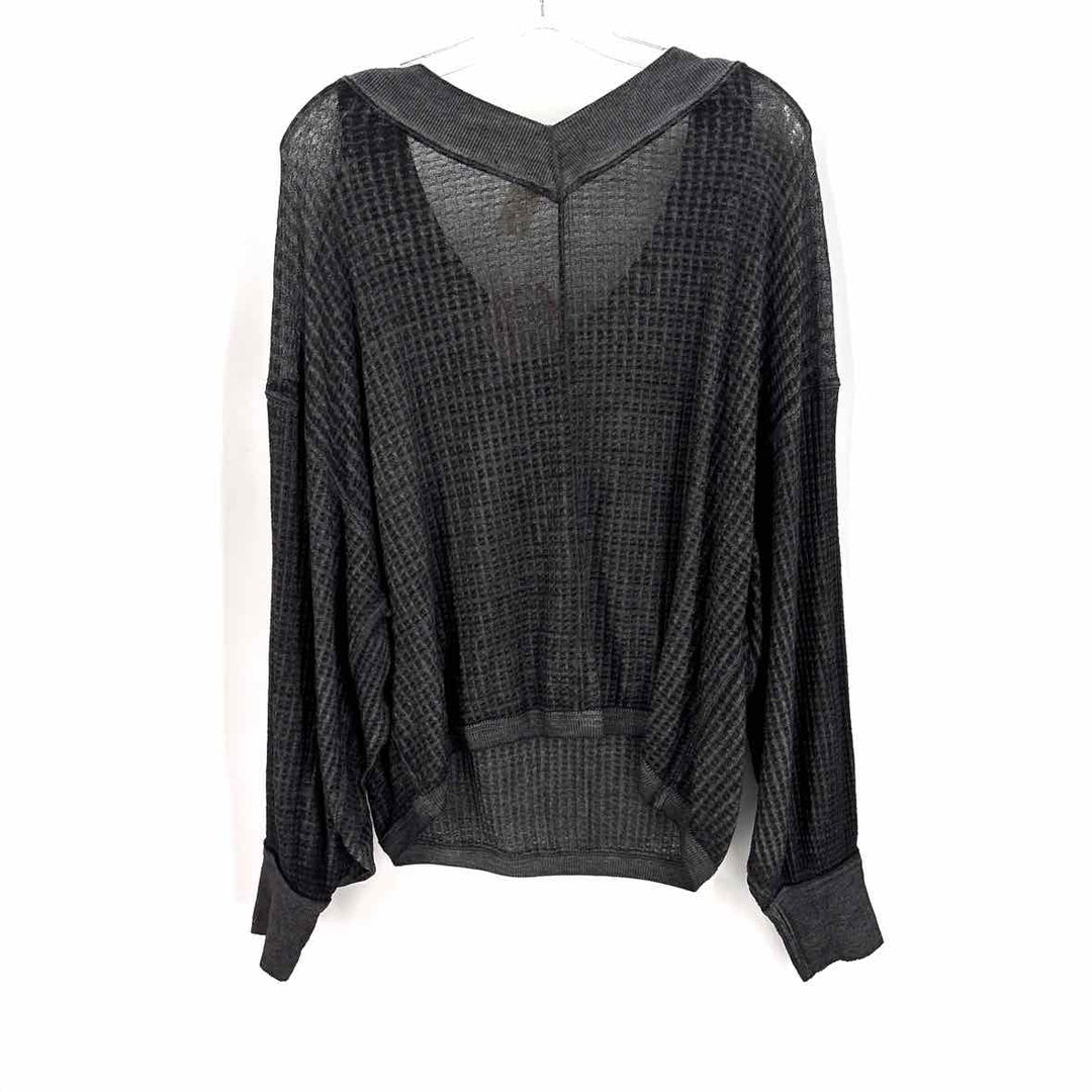 Size M WE THE FREE Black Thermal Shirt