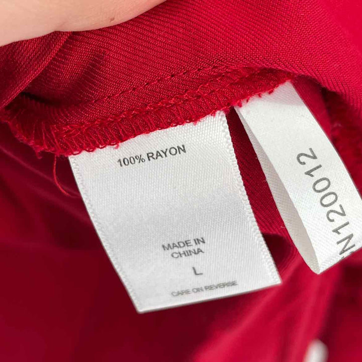 Size L NY & CO Red Shirt