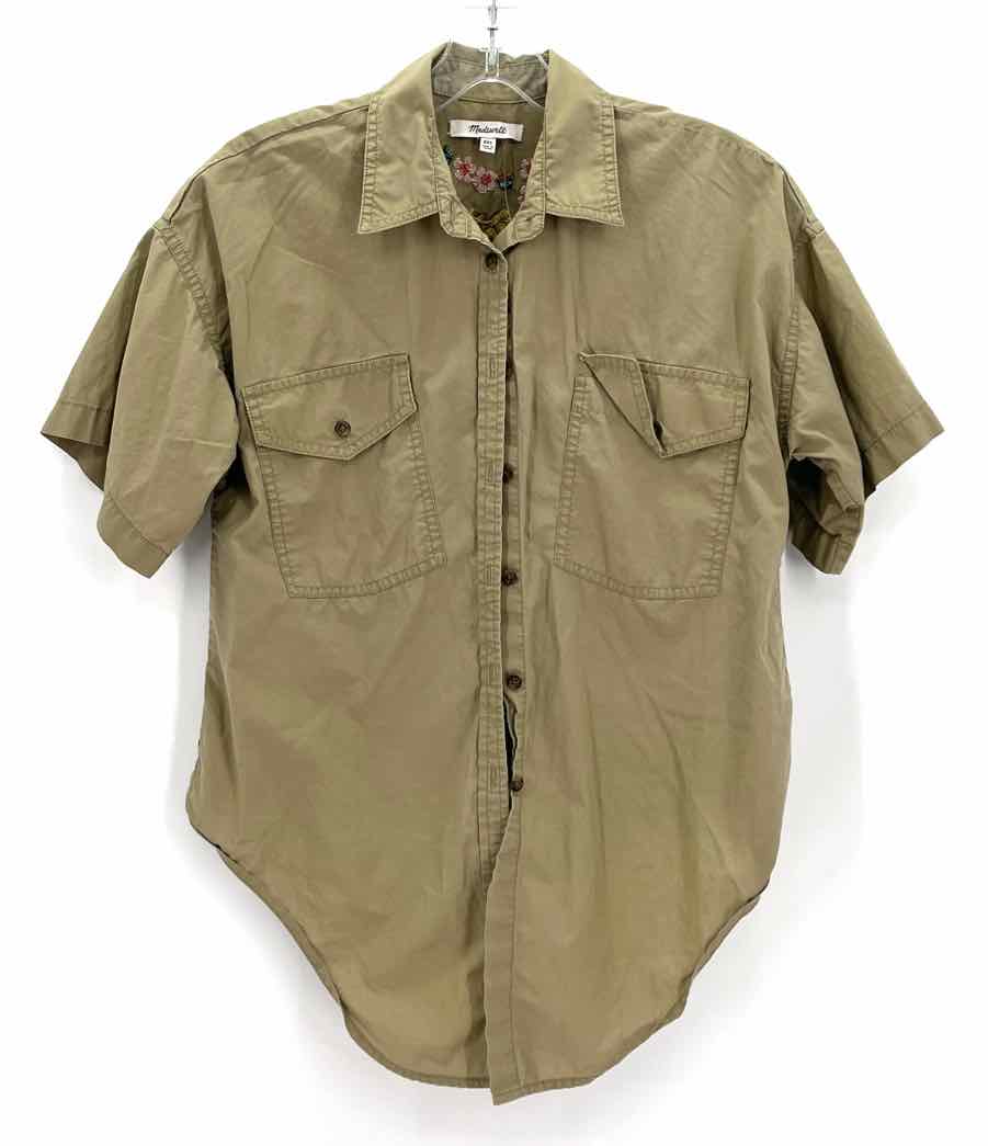 Size XXS MADEWELL Brown Shirt