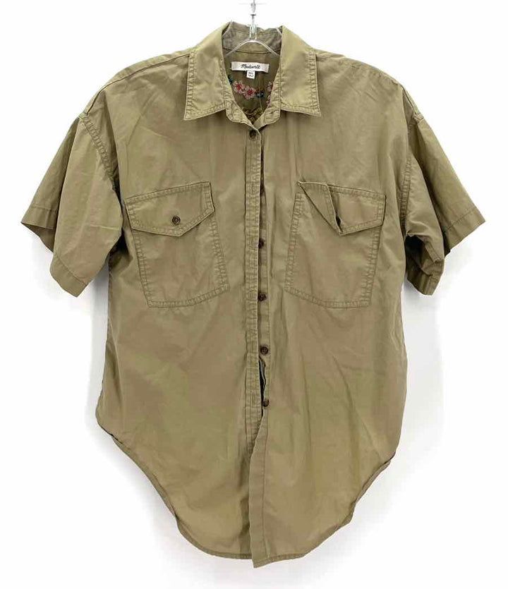 Size XXS MADEWELL Brown Shirt