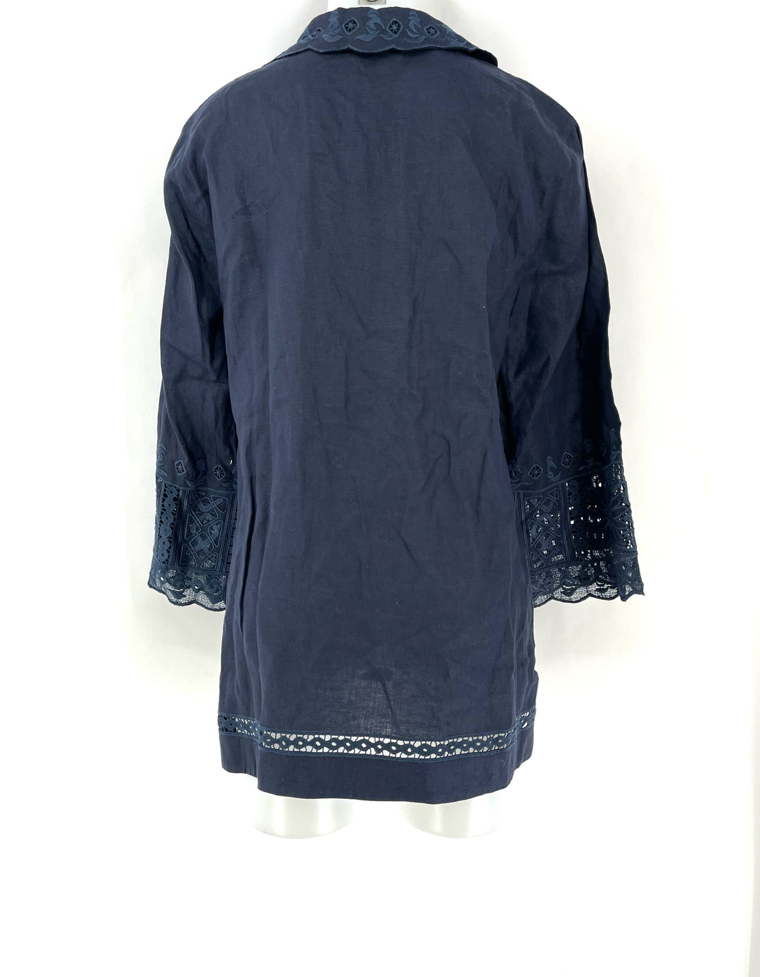 Size XL LAFAYETTE Blue Linen Sweater
