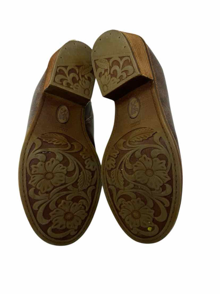 Shoe Size 9 SOFFT Tan Leather Sandals