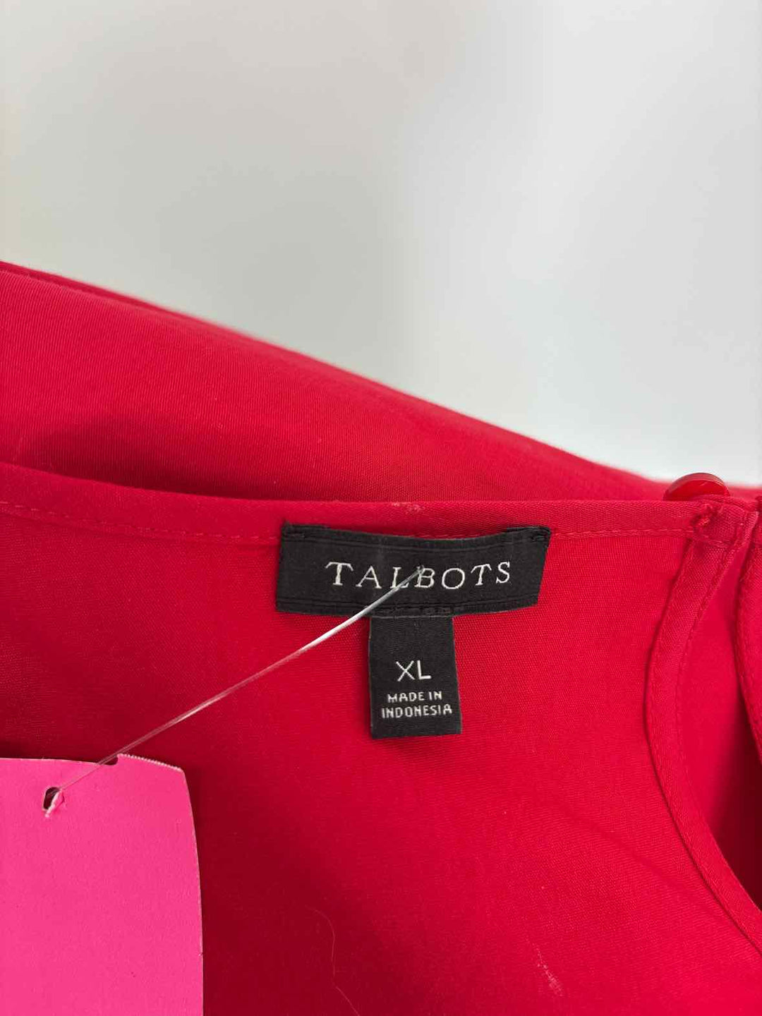 Size XL Talbots Red Shirt