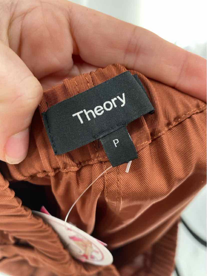 Size S THEORY Brown Pants