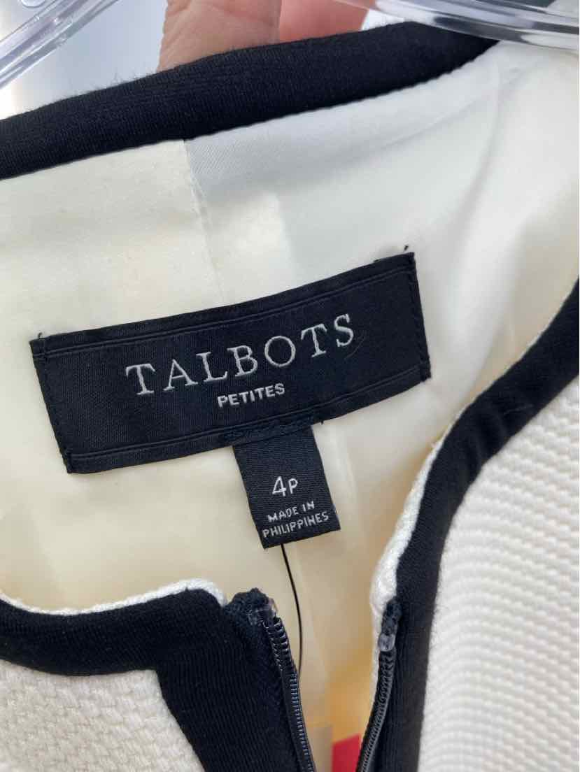 Size 4 Talbots Cream Jacket