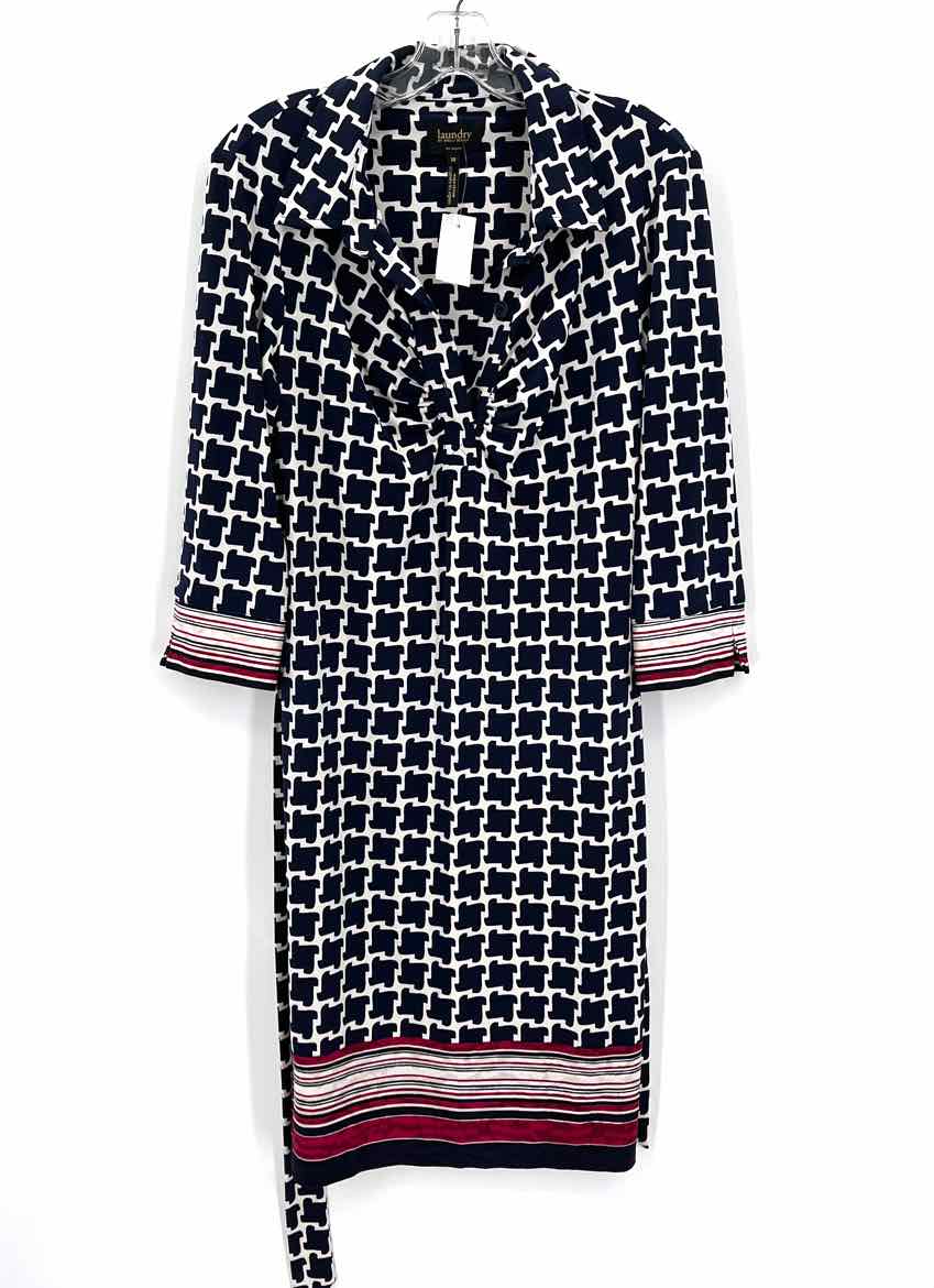Size 10 LAUNDRY Navy Dress