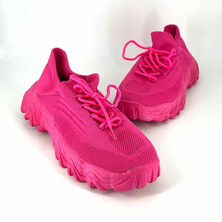 Shoe Size 12 Pink Knit Sneakers